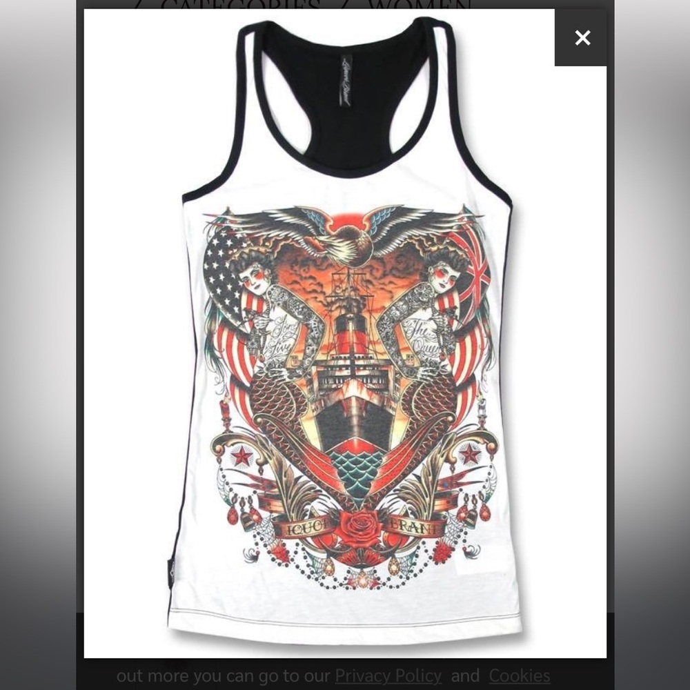 ⚓️🦅🧜‍♀️Liquorbrand “Hail Mary” Tank Top
